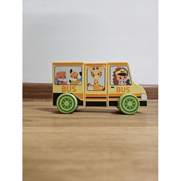 Trefl Zabawka drewniana - School Bus TREFL