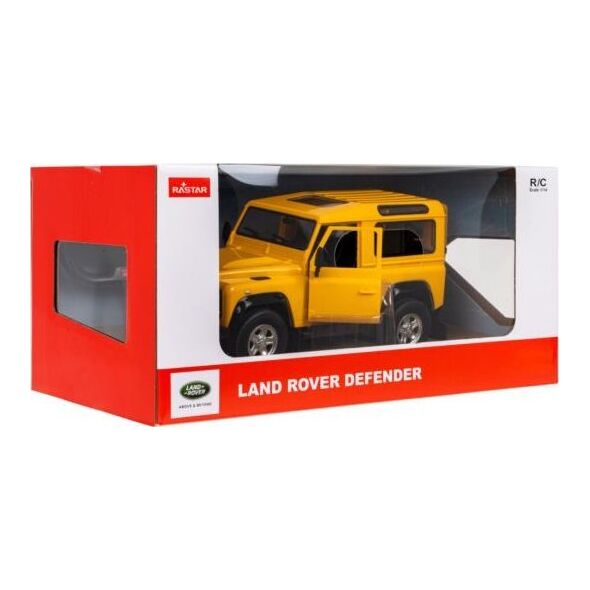 Rastar Land Rover Defender żółty RASTAR model 1:14