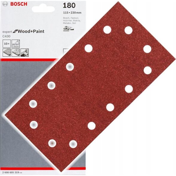 Bosch Bosch SLIBEBLAD 115X230MM K180 10 STK