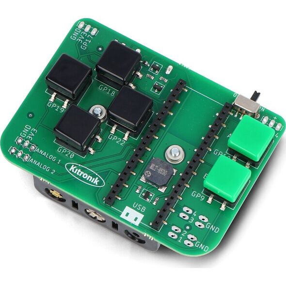 Raspberry Pi Mini Controller - programowalny kontroler do Raspberry Pi Pico - pilot zdalnego sterowania  - Kitronik 5353}