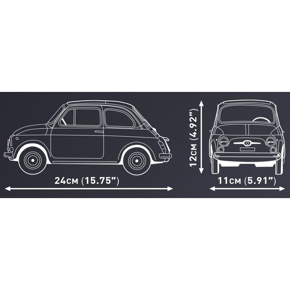 Cobi COBI Fiat 500 Abarth Executive Edition, construction toy (scale: 1:12)