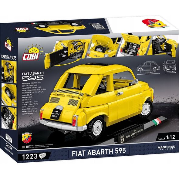 Cobi COBI Fiat 500 Abarth Executive Edition, construction toy (scale: 1:12)