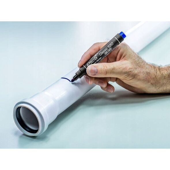 Pica-Marker Pica permanent Marker 1-4mm assorted with Instant-White