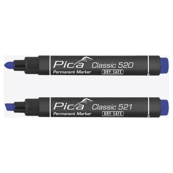 Pica-Marker Pica permanent Marker 1-4mm assorted with Instant-White