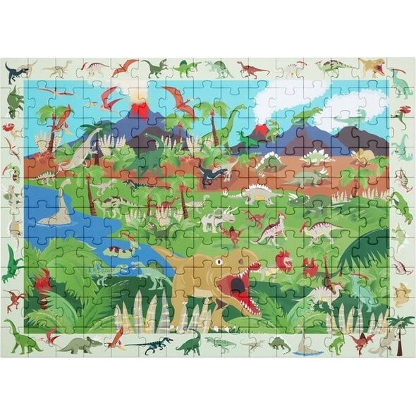 Bright Junior Media Puzzle 150 obserwacyjne Dinozaury