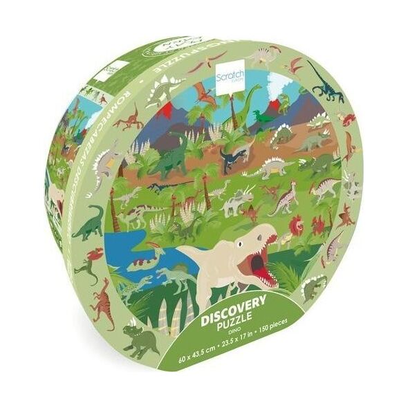 Bright Junior Media Puzzle 150 obserwacyjne Dinozaury