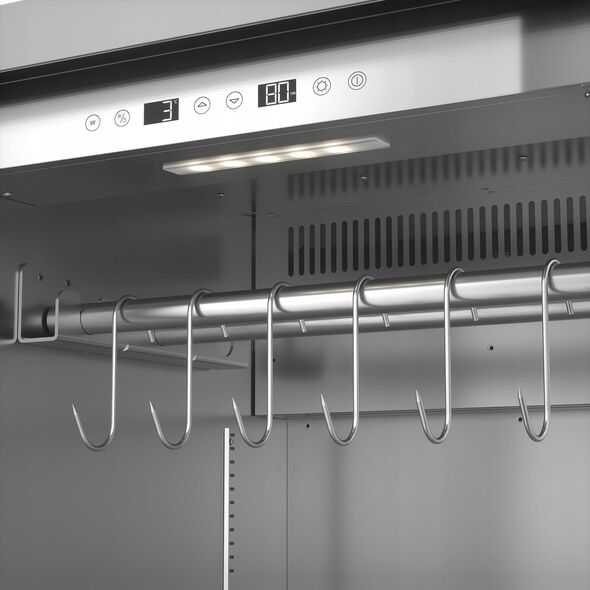Caso Caso | Dry aging cabinet with compressor technology | DryAged Master 380 Pro | Energy efficiency class Not apply | Free standing | Bottles capacity Not apply | Cooling type Compressor technology | Nerūdijantis plienas