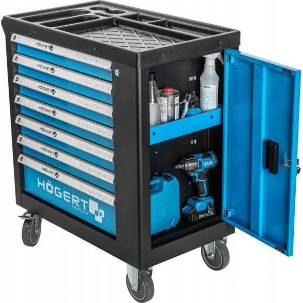 Högert Technik HOGERT WORKSHOP CABINET WITH 6 DRAWERS WITH DRAWER OPENING LOCK