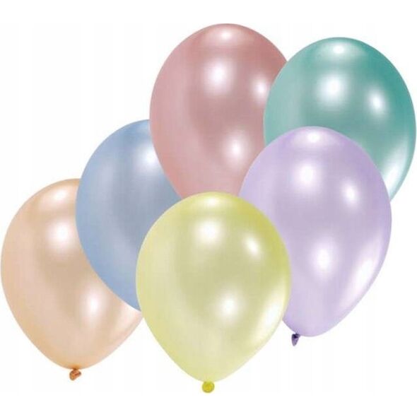 AMSCAN Balony lateksowe perłowe 25,4cm / 10" 8 sztuk 6415
