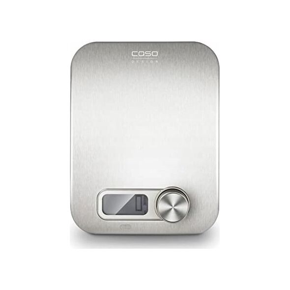 Waga kuchenna Caso Caso | Design kitchen scale | Maximum weight (capacity) 5kg | Graduation 1 g | Ekranas type Digital | Stainless Steel