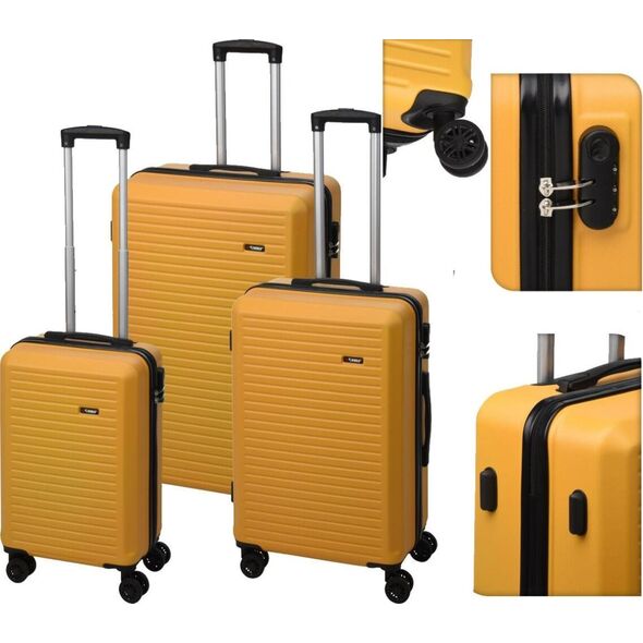 ProWorld ZESTAW 3 WALIZEK 20/24/28 CALE PROWORLD MIODOWE