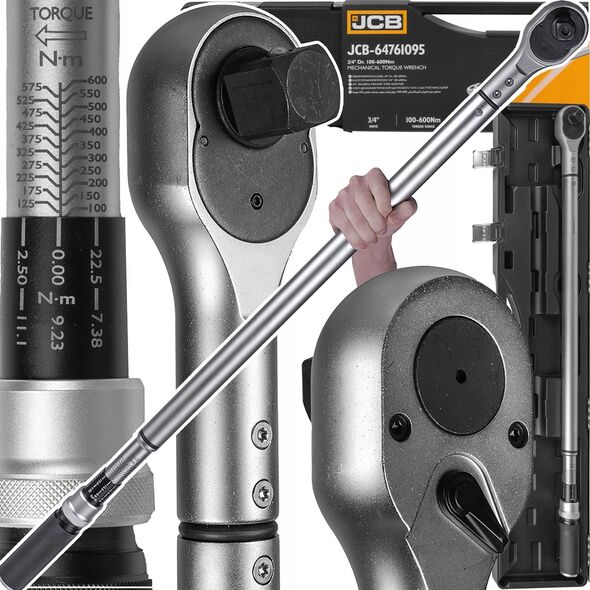 Hikoki JCB TORQUE WRENCH 3/4" 100-600Nm