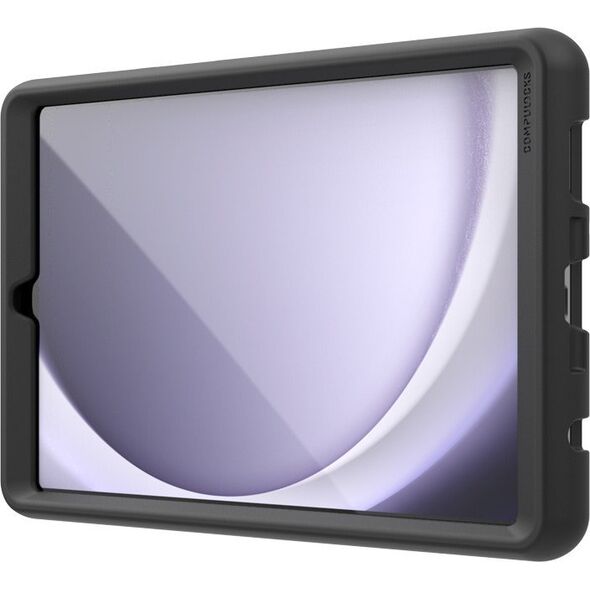 Etui na tablet Compulocks Compulocks Rugged Edge Case for Galaxy Tab A9 8.7" - Stossstange fur Tablet - Silikon - Schwarz - fur Samsung Galaxy Tab A9