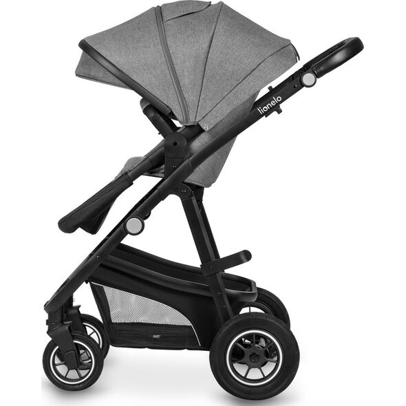 Wózek Lionelo Universalus vežimėlis Lionelo Bianka 3in1, grey