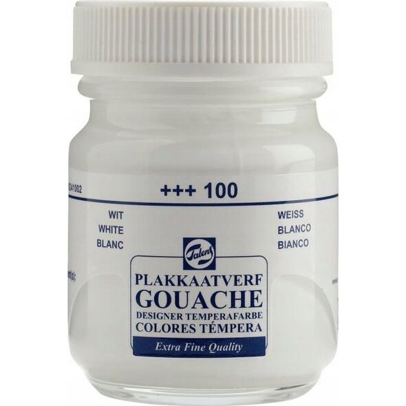 Talens Talens Gouache Extra Fine Quality Bottle White 100