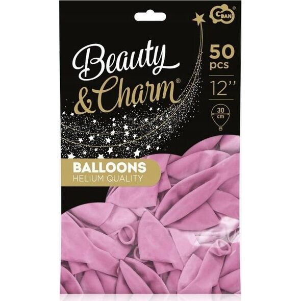 GoDan Balony Beauty&Charm makaronowe liliowe 30cm 50szt
