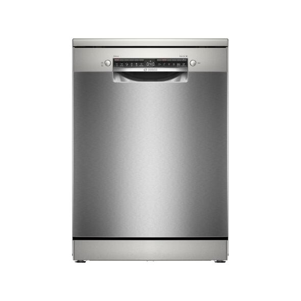 Zmywarka Bosch Dishwasher | SMS4HVI00E | Free standing | Width 60 cm | Number of place settings 14 | Number of programs 6 | Energy efficiency class D | Display | AquaStop function | Silver inox