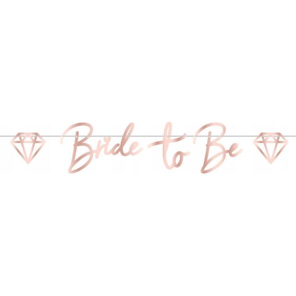 AMSCAN Baner Bride to Be 16cm