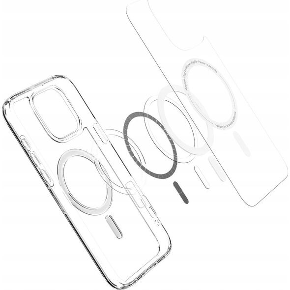 Spigen Spigen Crystal Hybrid MagSafe, white - iPhone 6.9" 2024