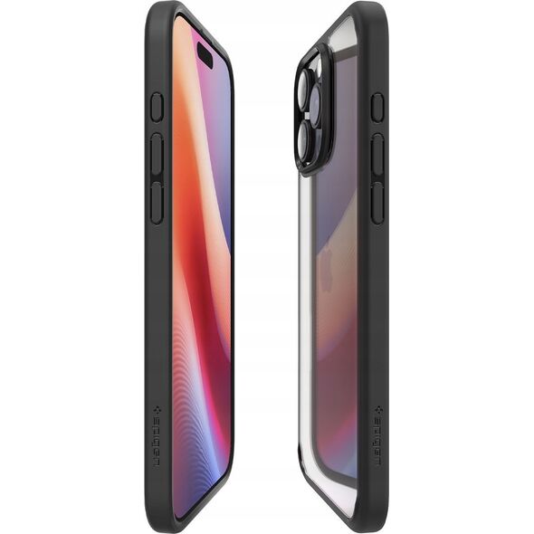 Spigen Spigen Crystal Hybrid, matte black - iPhone 6.9" 2024