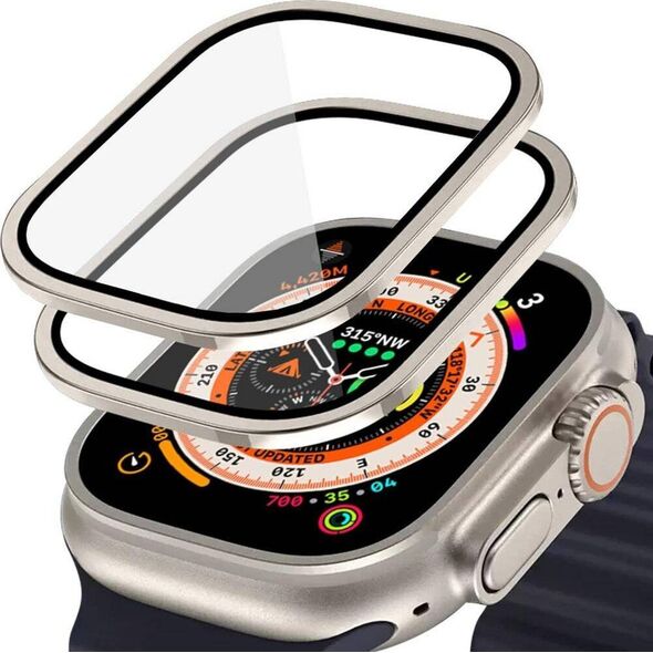 Hofi SZKŁO HARTOWANE HOFI GLASS RING 2-PACK APPLE WATCH ULTRA 1 / 2 (49 MM) TITANIUM