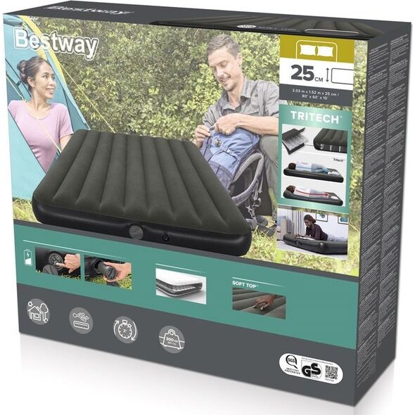 Bestway Pripučiamas čiūžinys Bestway Tritech Air, 203x152x25 cm