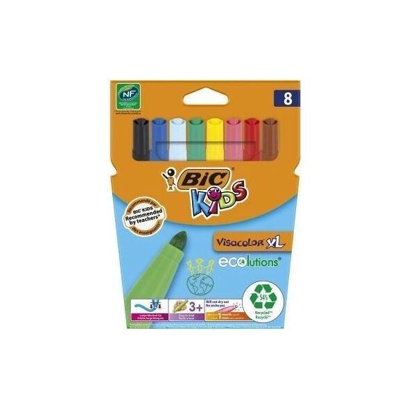 Bic PISAKI 8KOL KIDS VISACOLOR XL BC PUD