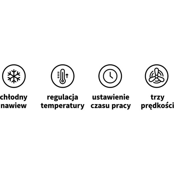 Activeshop Gabbiano suszarka stojąca Centurion LVI-203S trzy prędkości ionic czarna