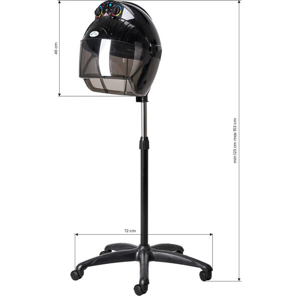 Activeshop Gabbiano suszarka stojąca Centurion LVI-203S trzy prędkości ionic czarna