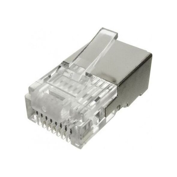 Triton Wtyk modularny WM8p8c (RJ-45), kat. 5e, na przewód okrągły, drut, ekranowane