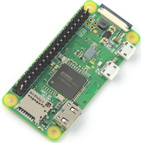 Raspberry Pi Raspberry Pi Zero WH 512MB RAM - WiFi + BT 4.1 - ze złączami}