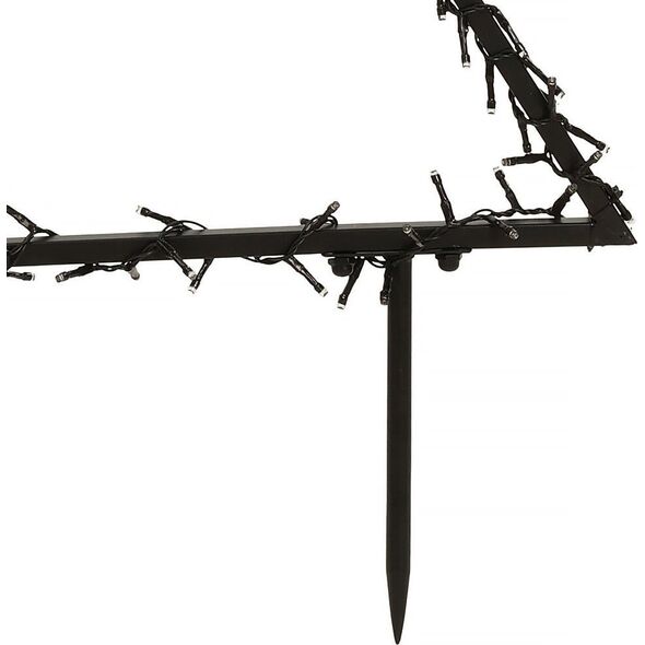 Vilde Choinka świecąca zewnętrzna metalowa 175 LED 75 cm