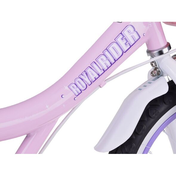 Royalbaby RoyalBaby rower dziecięcy JENNY 16" koszyk kółka boczne kokardki RB16G-4