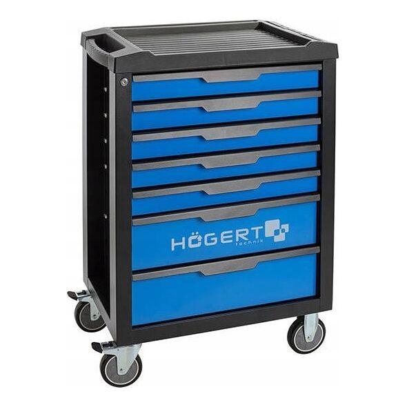 Högert Technik HOGERT WORKSHOP CABINET WITH 7 DRAWERS WITH DRAWER OPENING LOCK