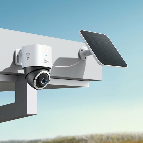 Kamera IP Eufy Eufy S330 - Netzwerk-Uberwachungskamera - schwenken / neigen - Aussenbereich - staubbestandig/wasserfest - Farbe (Tag&Nacht) - 4K - Audio - drahtlos - Wi-Fi - 4G