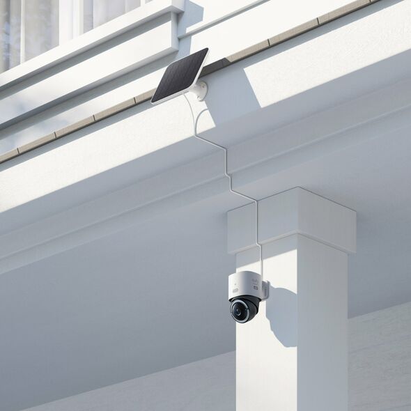 Kamera IP Eufy Eufy S330 - Netzwerk-Uberwachungskamera - schwenken / neigen - Aussenbereich - staubbestandig/wasserfest - Farbe (Tag&Nacht) - 4K - Audio - drahtlos - Wi-Fi - 4G