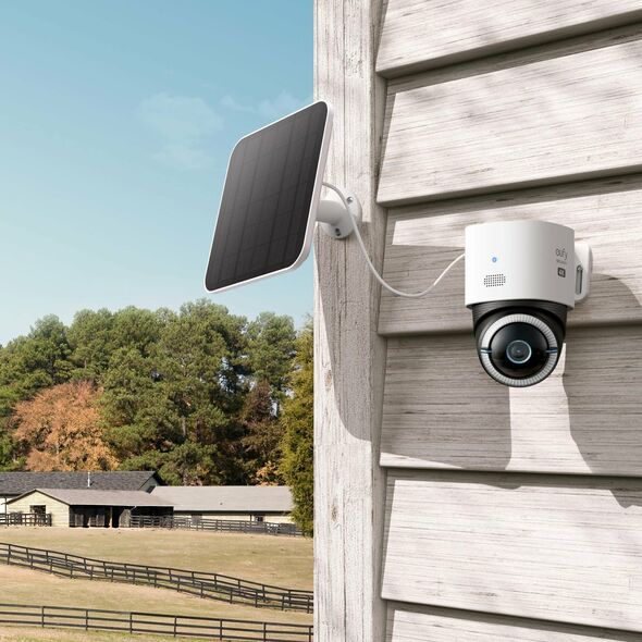 Kamera IP Eufy Eufy S330 - Netzwerk-Uberwachungskamera - schwenken / neigen - Aussenbereich - staubbestandig/wasserfest - Farbe (Tag&Nacht) - 4K - Audio - drahtlos - Wi-Fi - 4G