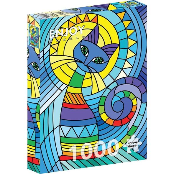 Heye Puzzle 1000 Dekoracyjny kot