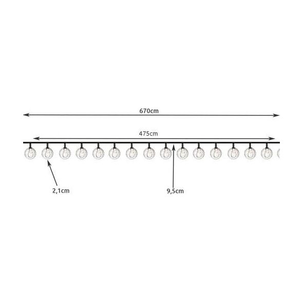 Gardlov Girlanda solarna 7m IP65 Gardlov 24008