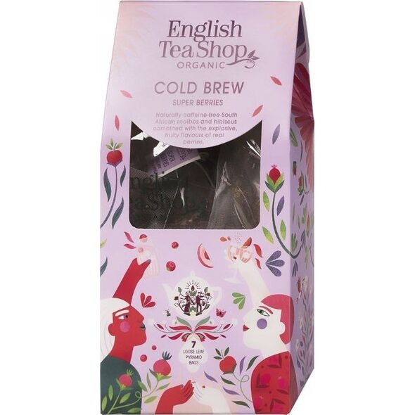 English Tea Shop English Tea Shop, Herbata BIO, seria COLD BREW, Super Jagody, 7 piramidek