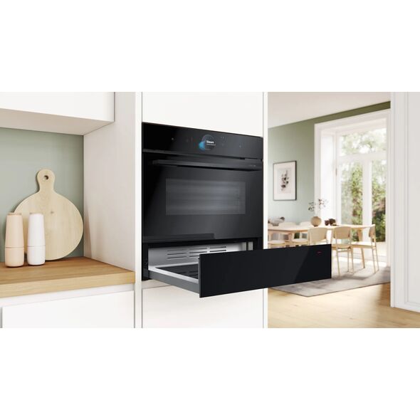 Szuflada grzewcza Bosch Built-in heating drawer Bosch BIC9101B1, 60 x 14 cm, Black
