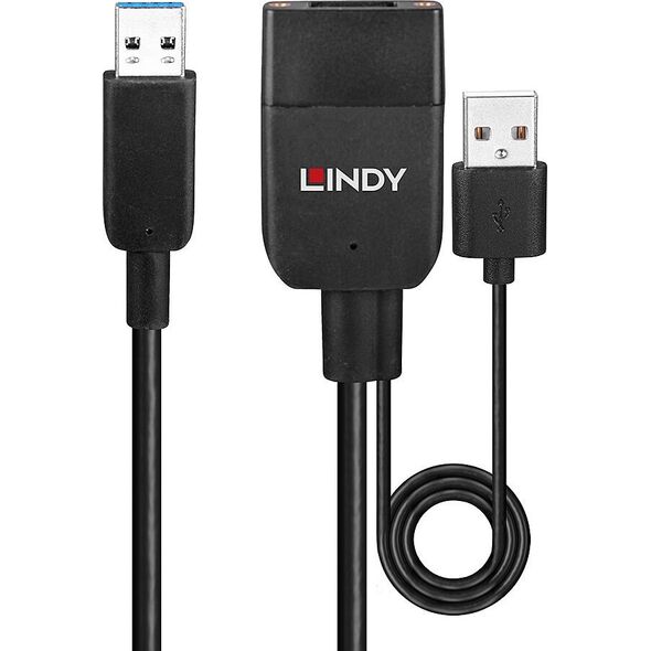 Kabel USB Lindy Cable Lindy Hybrid USB 3.2 Gen 2 Typ A 35m Black