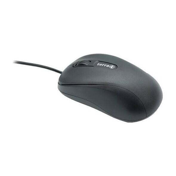 Mysz Wortmann AG TERRA Mouse 1500 Corded USB black 3-Tasten, symmetrisch, kabelgebunden, 1,80m