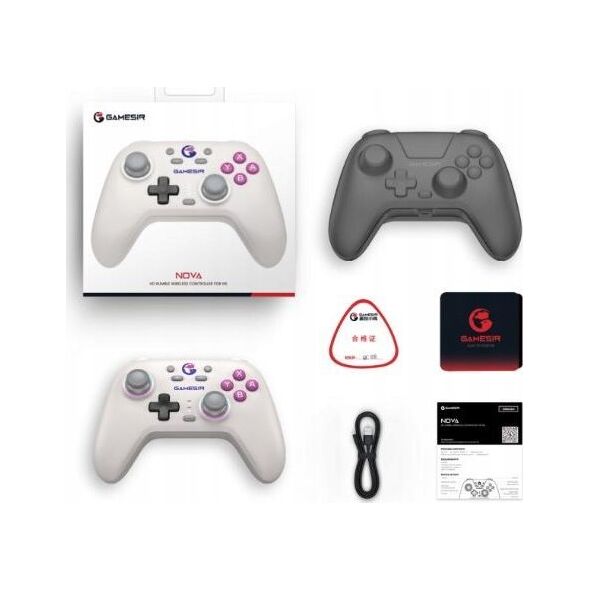 Pad GameSir Bezprzewodowy kontroler GameSir T4n (biały)