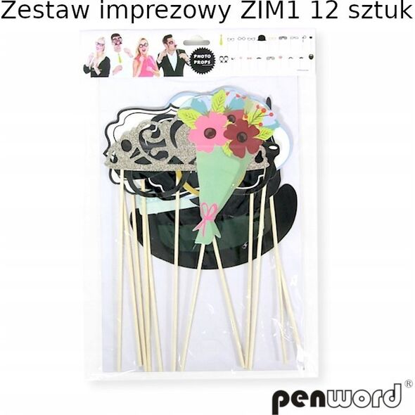 AMSCAN Zestaw imprezowy 12 sztuk