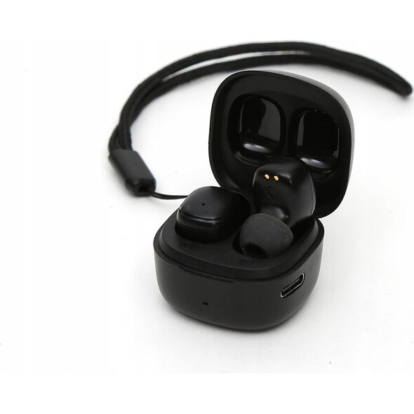 Słuchawki Platinet Platinet wireless earbuds PM1001B TWS, black (45923)