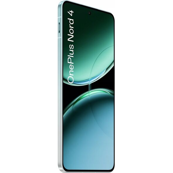 Smartfon OnePlus OnePlus Nord 4 | Oasis Green | 6.74 " | Fluid AMOLED | 1240 x 2772 pixels | Qualcomm SM7675 | Snapdragon 7+ Gen 3 (4 nm) | Internal RAM 12 GB | 256 GB | Dual SIM | 4G | 5G | Main camera resolution 50+8 MP | Secondary camera resolution 16