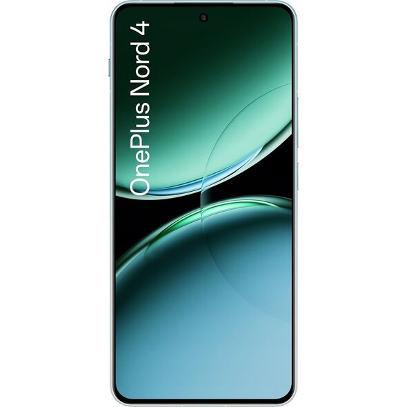 Smartfon OnePlus OnePlus Nord 4 | Oasis Green | 6.74 " | Fluid AMOLED | 1240 x 2772 pixels | Qualcomm SM7675 | Snapdragon 7+ Gen 3 (4 nm) | Internal RAM 12 GB | 256 GB | Dual SIM | 4G | 5G | Main camera resolution 50+8 MP | Secondary camera resolution 16