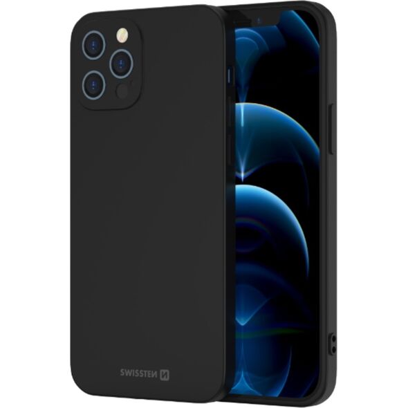 Swissten Soft Joy Case For Iphone 16 Pro Max Black