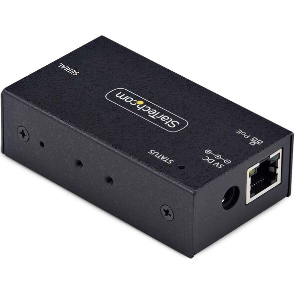 Konwerter światłowodowy StarTech StarTech I13P-SERIAL-ETHERNET konwerter szeregowy/repeater/izolator RS-232 RJ-45 Czarny